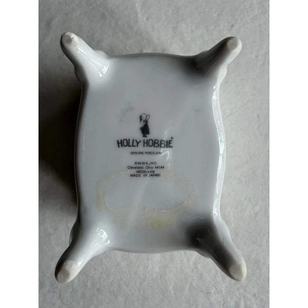 Holly Hobbie Keepsake Box Genuine Porcelain Memory Heart Forever Trinket